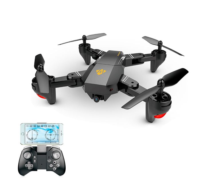 Visuo Foldable Drone Quadcopter w/ 2.0MP 720P Camera RTF