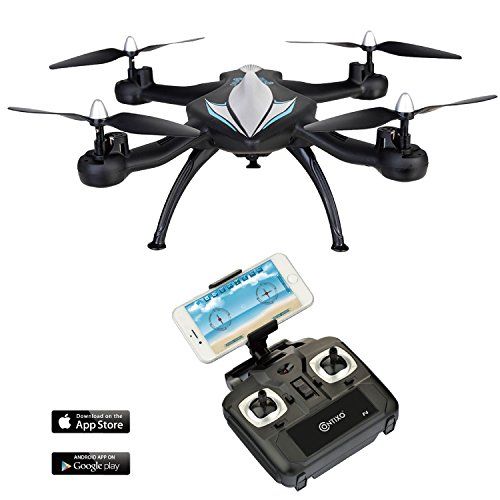 Contixo F4 FPV RC Quadcopter Drone with Wi-Fi camera, Black