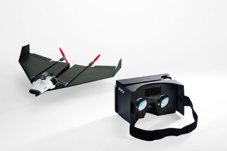 People Drone Photography : The PowerUp FPV is a paper airplane drone you control with your head