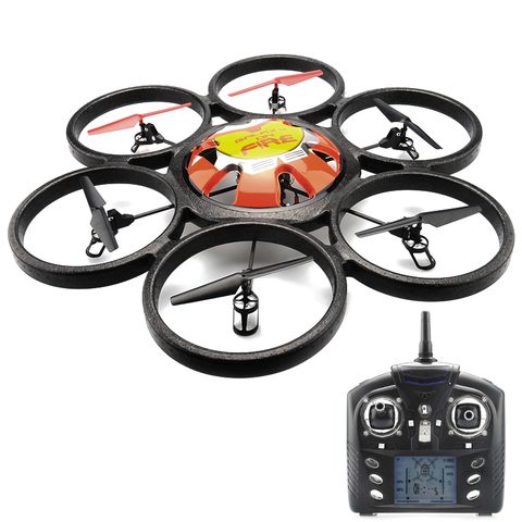 The RC Hexacopter with 2.4Ghz Control, 100Meter operational distance, easy learning curve and 6 replacement rotor blades…