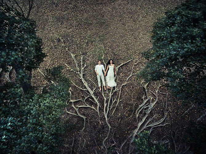 Fall In Love With Drone Wedding Photography – Helene Havard
