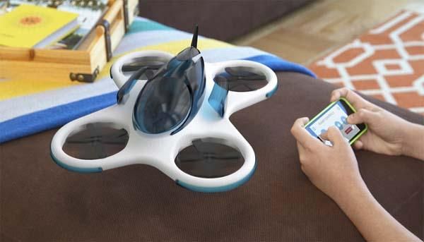 CrashCopter App-Enabled Drone Quadcopter