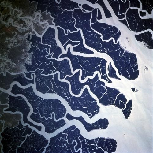 The Ganges River Delta covers Bangladesh and West Bengal, India