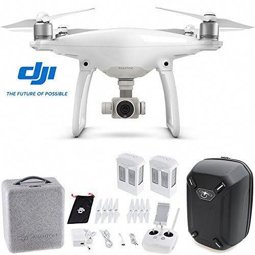 DJI Phantom 4 Quadcopter Drone w/ Hardshell Backpack + Spare Intelligent Flight Battery Bundle #QuadcopterDronesProducts