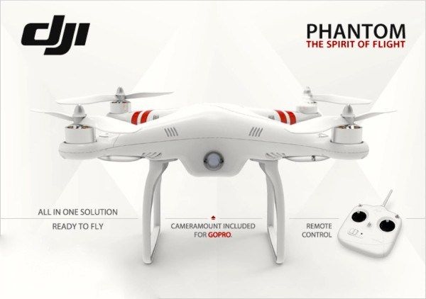 DJI Phantom Aerial UAV Drone Quadcopter for GoPro