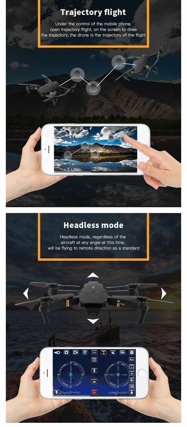 eachine e58 wifi fpv with 2mp wide angle camera high hold mode foldable rc drone quadcopter rtf