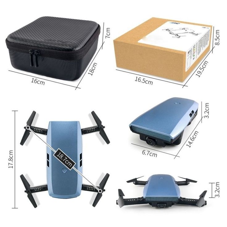 Mini Drone Quadcopter Fpv Caméra Hd 720p Wifi Smartphone Android Ios - Taille : TU