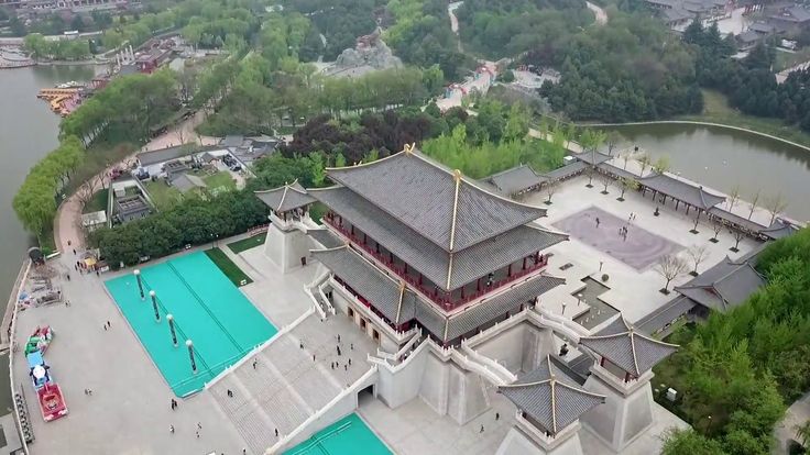 Aerial Tour of Xi'an China Drone Aerial Photography Xi'an Scenery