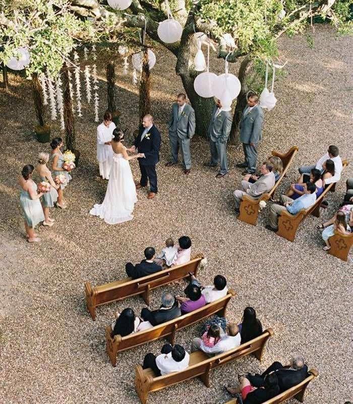 Here’s Why A High-Flying Drone Is Exactly What You Need At Your Wedding: #5. Complete Ceremony #dronephotographypeople