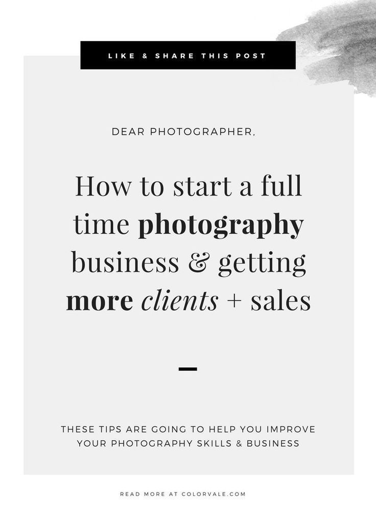 How to start a full time photography business & getting more clients + sales (Part 2)