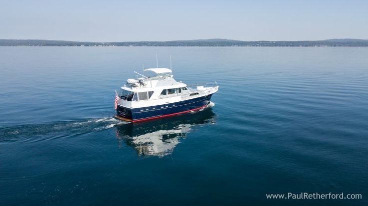 Northern Michigan yacht boat photography broker sales drone photo