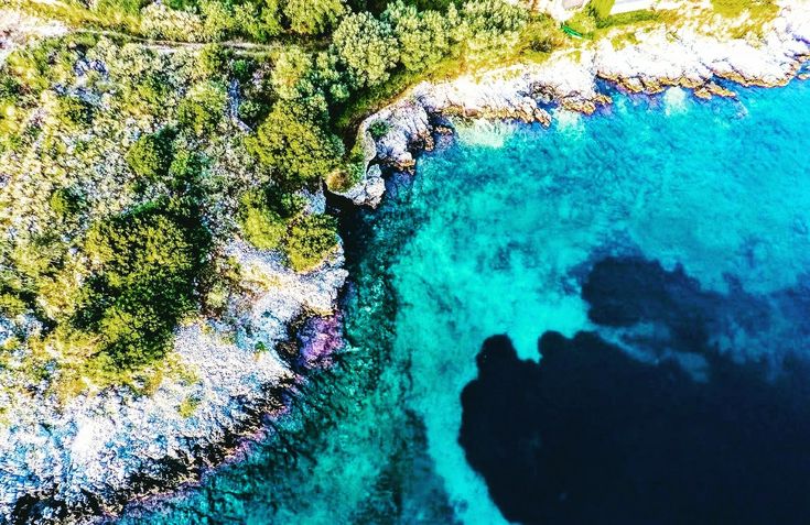 Ocean meets land . Jack Westhead photography #drone #greece