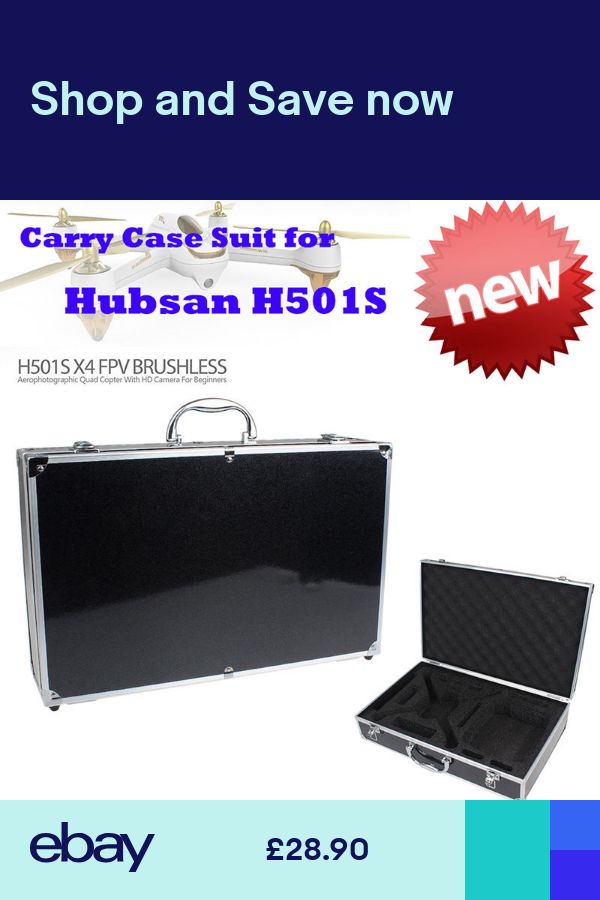 Aluminum Carrying Case Box Hand Bag For Hubsan X4 H501S FPV RC Drone Quadcopter