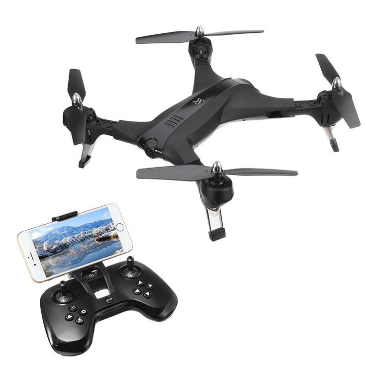 Black or White WIFI FPV Wide Angle 2MP Camera High Hold Mode Foldable Arm RC Quadcopter