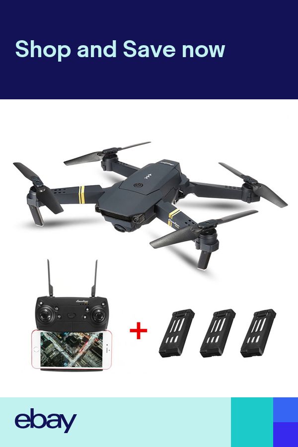 Eachine E58 WIFI FPV 2MP HD Camera Foldable Arm RC Drone Quadcopter Xmas Gift