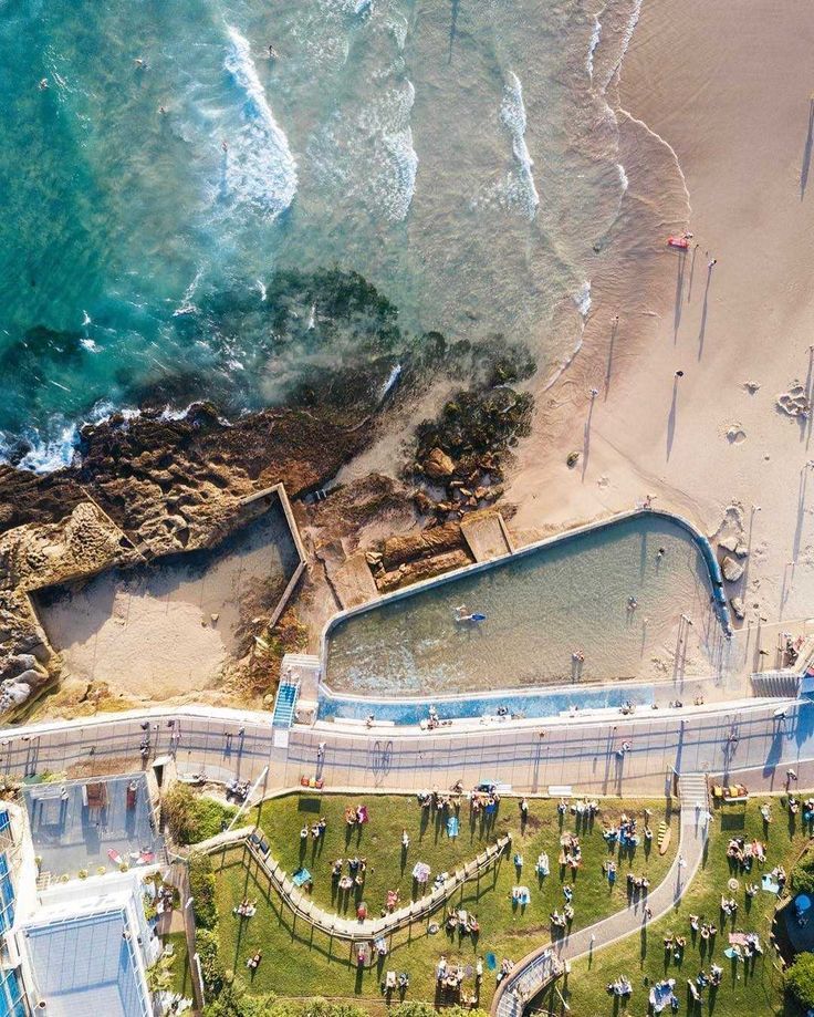 People Drone Photography : Bondi Beach From Above: Fascinating Drone Photography by Arnold Longequeue