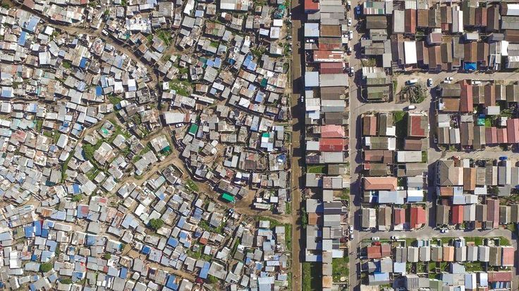 People Drone Photography : In Pictures: Rich and poor seen from above