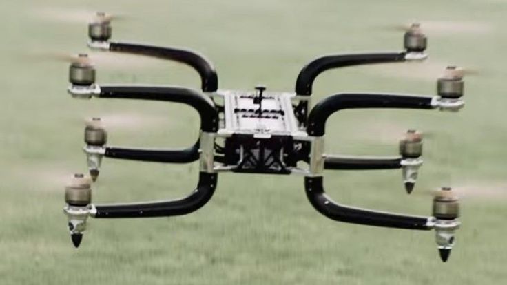 Huge drone can lift 500 pounds