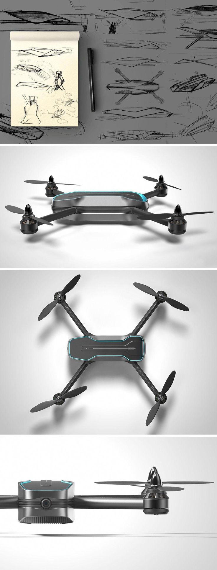 The airX drone combines the best of customizability and efficient construction to make it within reach for just about anybody. #Gadgets #droneaerialphotography