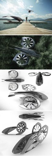 Sky2Go Represents the future of ride-sharing, this drone concept applies the Mer...