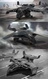 Diseño de drones: Arte conceptual: Los Vengadores Phil Saunders  -  #Arte #conc...