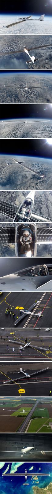 Stratospheric flight without a drop of fuel!