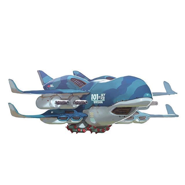 Drone Design : 101st LongFin heavy drone support for #genesiswars. #art #illustration #artistso... - DronesRate.com | Your N°1 Source for Drone Industry News & Inspiration