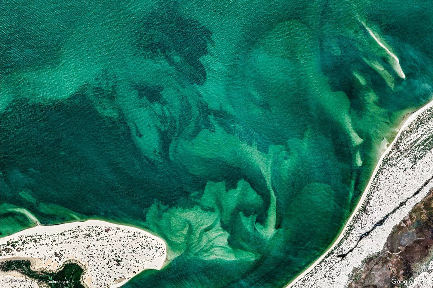 Eyes above the earth on Instagram: “Water and soul. They are mixed with life.  Images ©2015 CNES / Astrium, Maxar Technologies  #earth #discoverearth #dronephotography…”