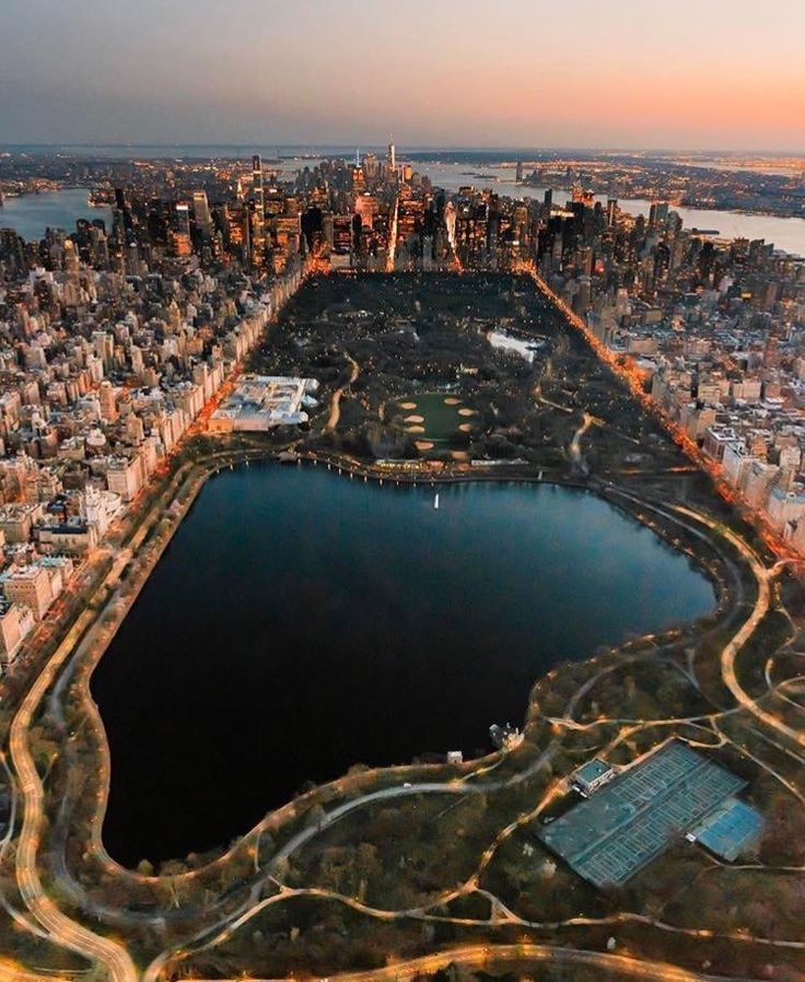 Landscape Drone Photography : Central Park - DronesRate.com | Your N°1 Source for Drone Industry News & Inspiration