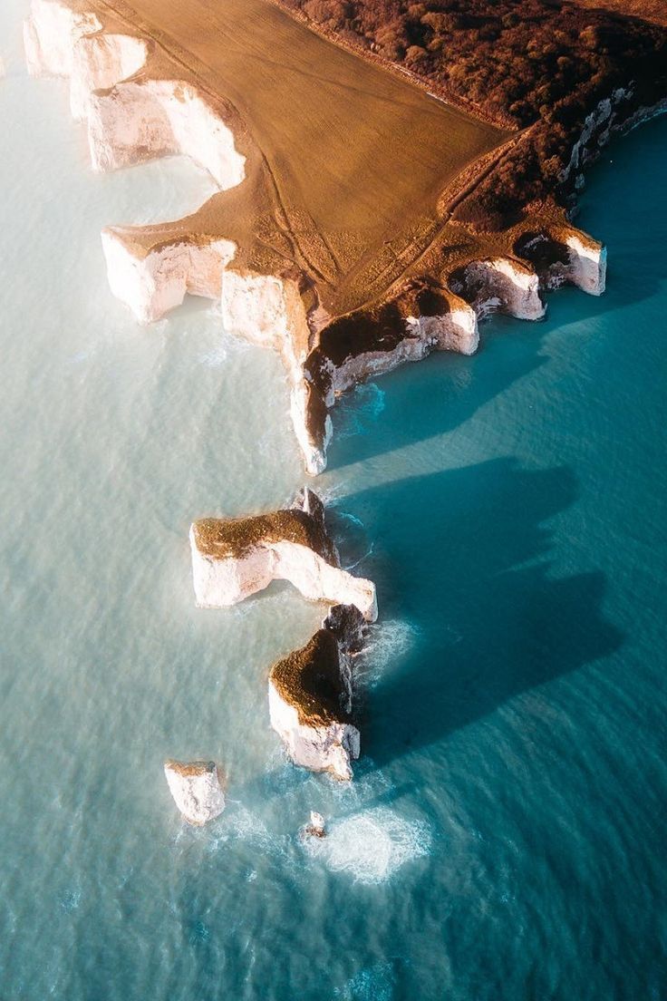 Landscape Drone Photography : alecsgrg: “Old Harry Rocks ( by Peter Yan ) ” www.prettypicsdel... - DronesRate.com | Your N°1 Source for Drone Industry News & Inspiration