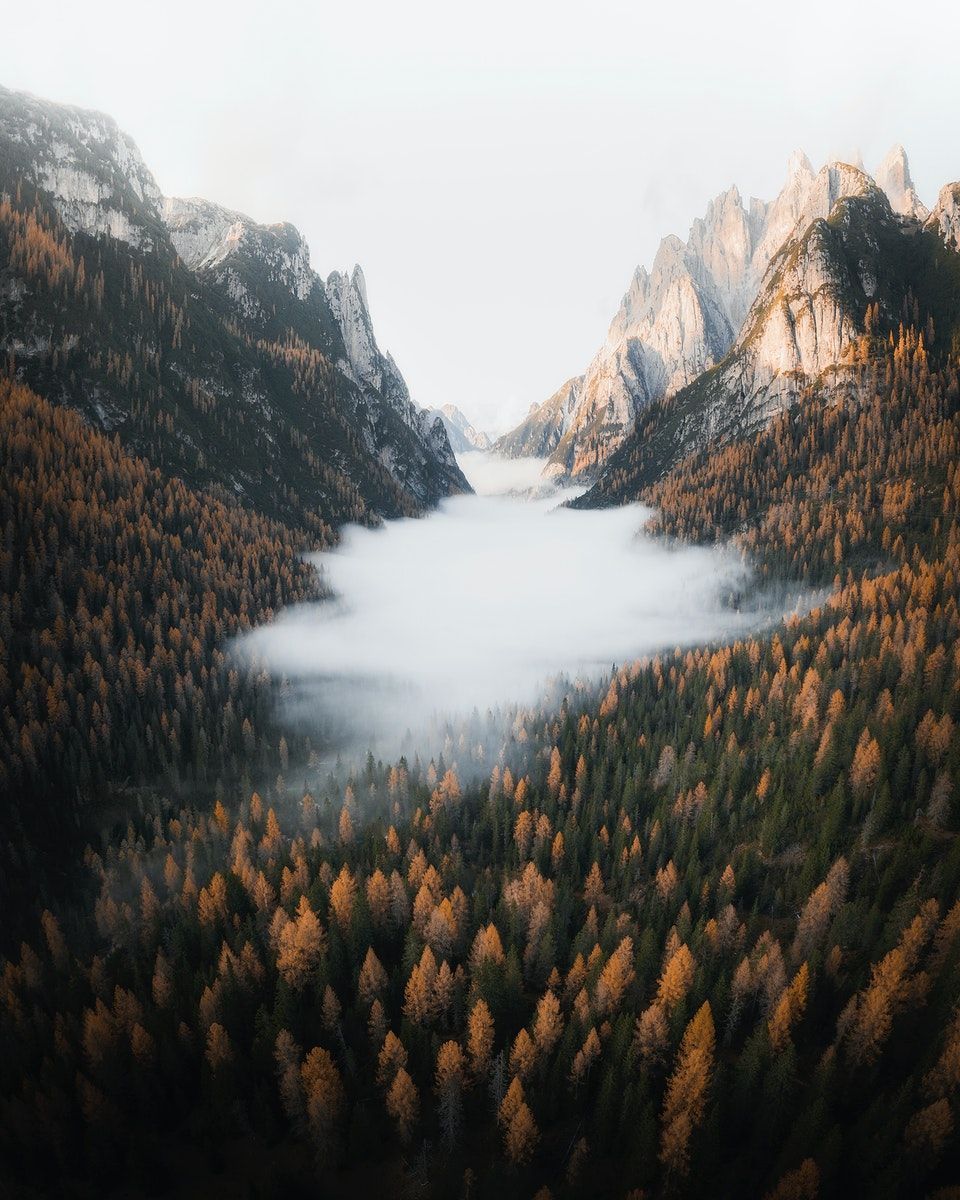 Download premium image of Dolomites mountain range in Italy 2047696