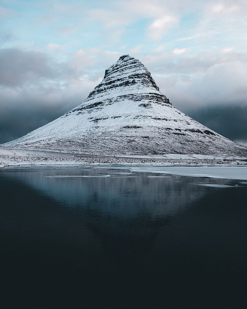 ‘Moody Mountain in Iceland - Landscape Photography’ by Michael Schauer