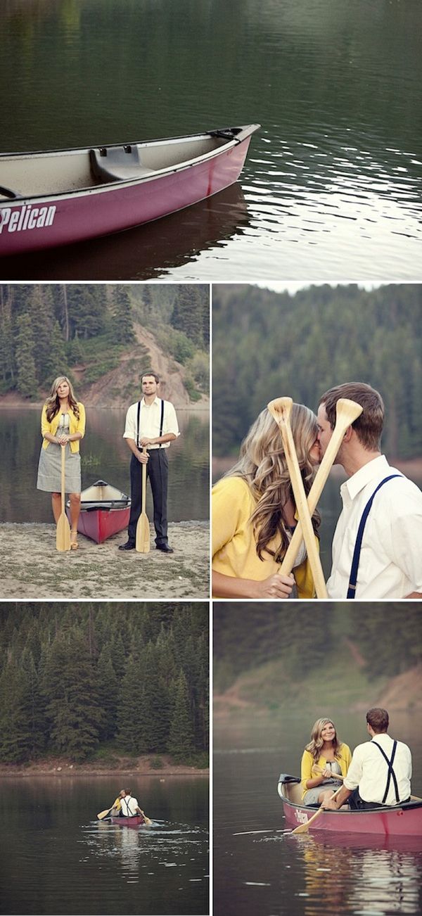 A Canoe Engagement in the Utah Mountains | Whimsical Wonderland Weddings