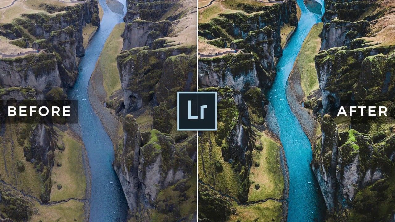 Quick Edit of an Aerial Landscape Photo in Lightroom with Lightroom Presets for Drone Photography