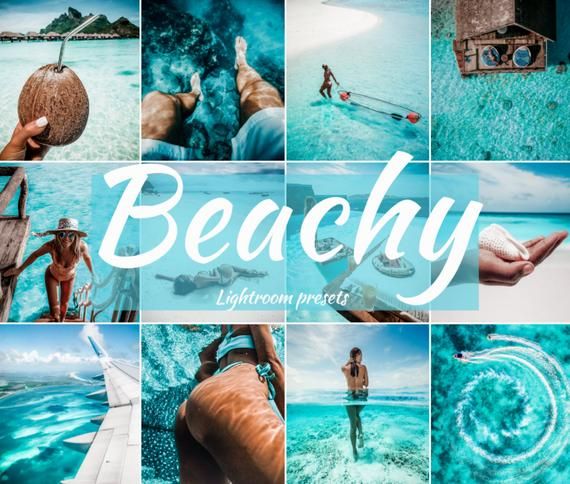 12 Lightroom Mobile Presets Beachy Travel Presets, Blogger Presets, Photographer Presets, Photo Editing, Instagram