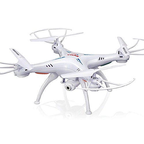 Cheerwing Syma X5SW-V3 WiFi FPV Drone 2.4Ghz 4CH 6-Axis Gyro RC Quadcopter Drone with Camera, White - Toys