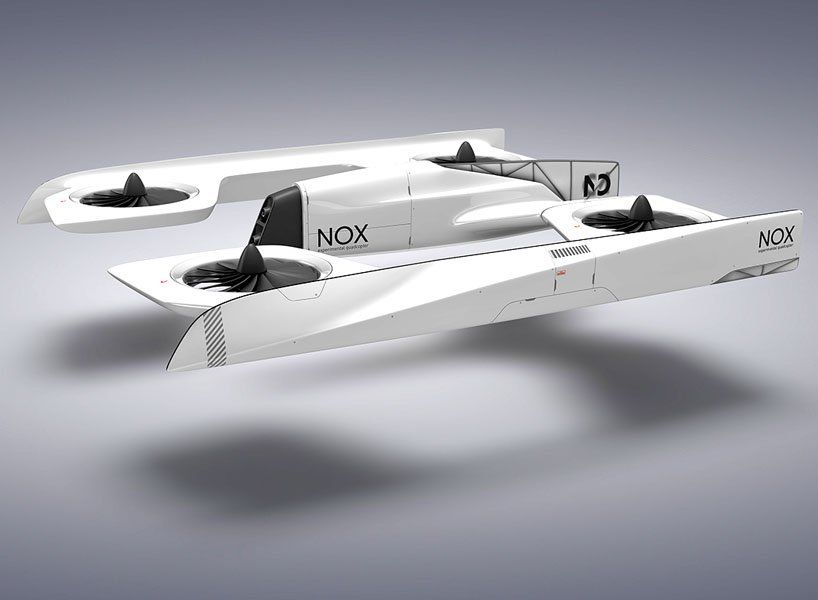 NOX experimental FPV racing quadcopter concept