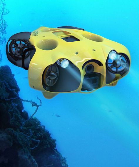 a submarine drone that freely captures your underwater journey in high definition