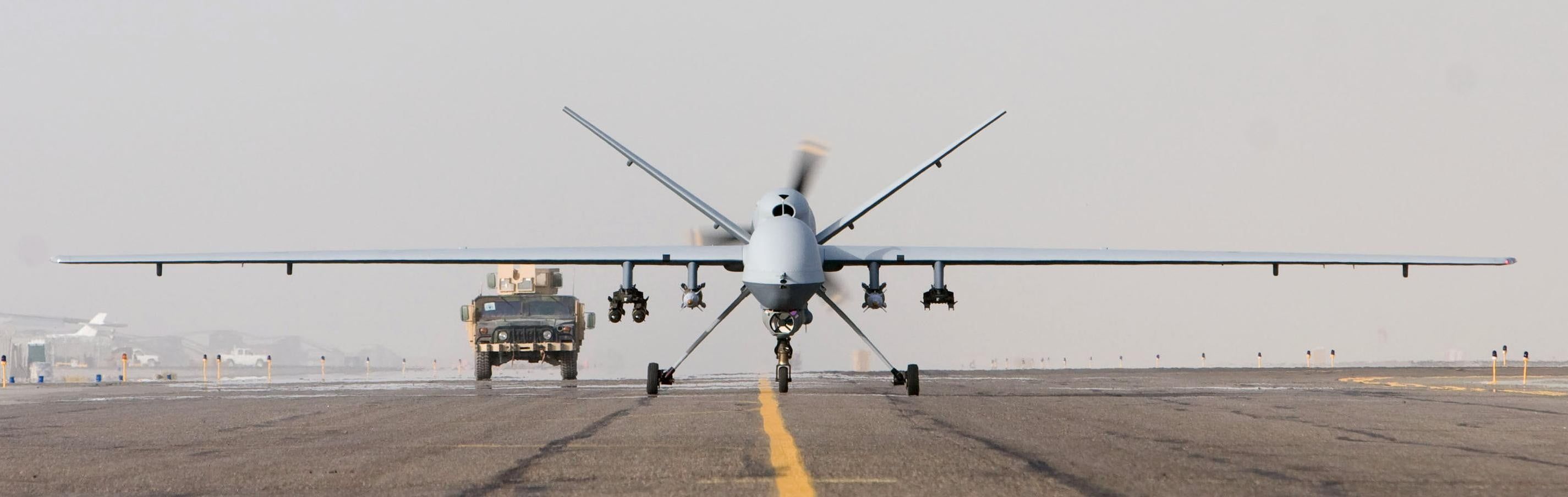 HD wallpaper: white aircraft, drone, UAVs, General Atomics MQ-9 Reaper, air vehicle
