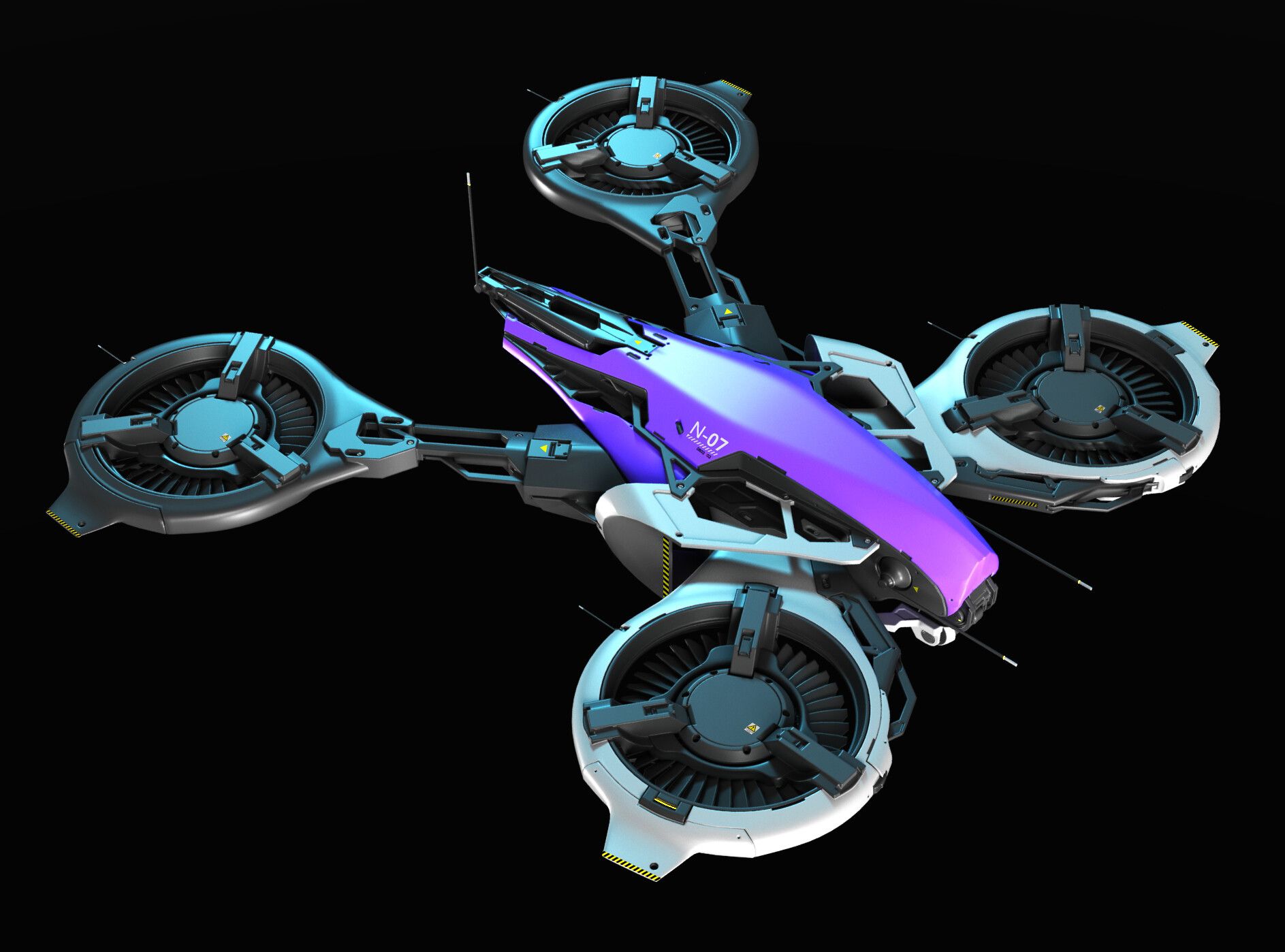 3D concept sci-fi-drone, Oleg_ Ovigon