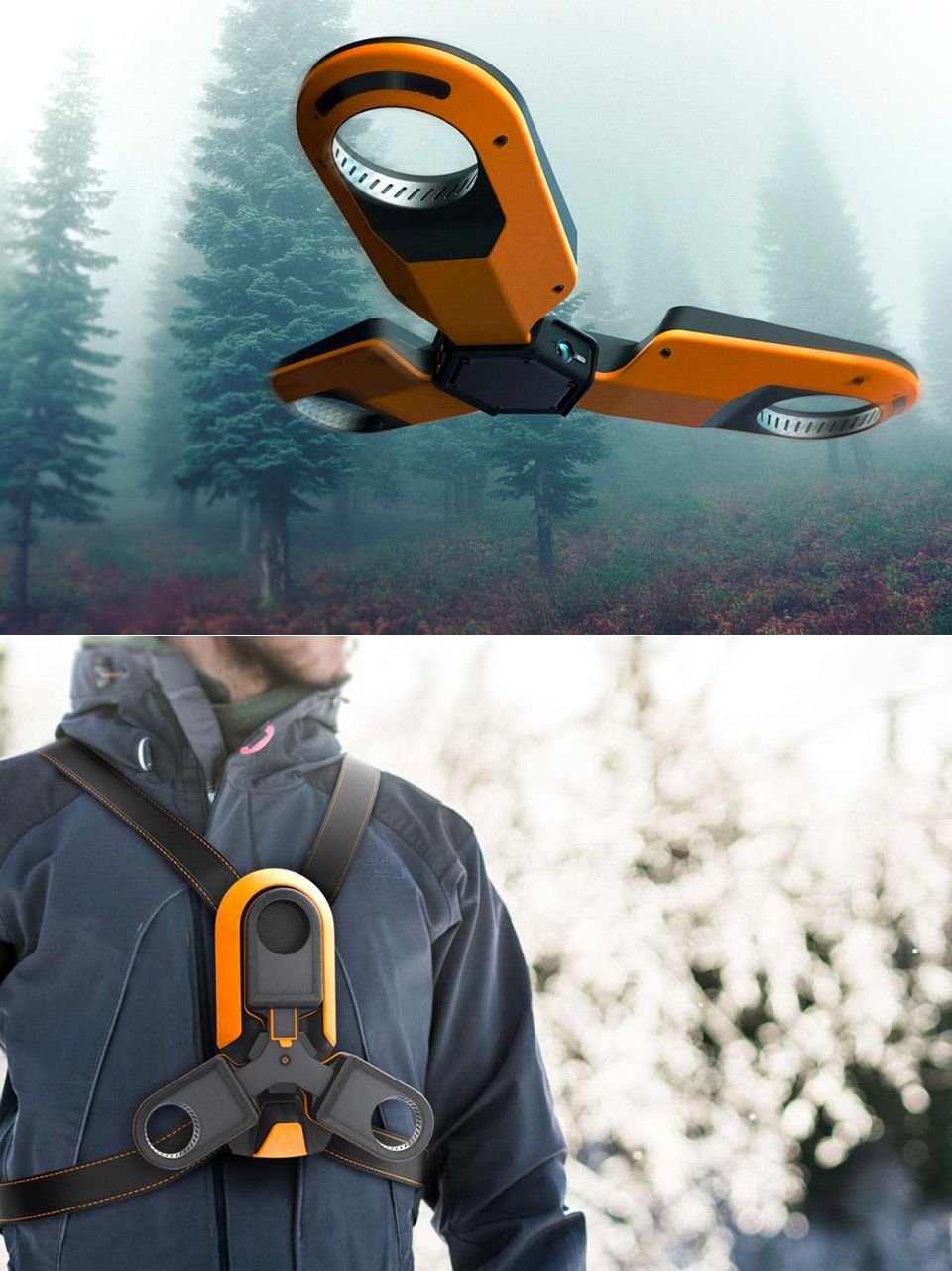 Humla Forestry Drone Can Be Strapped to Your Chest and Deployed Just About Anywhere