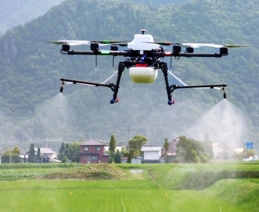 Drones playing bigger role in Japanese crop management