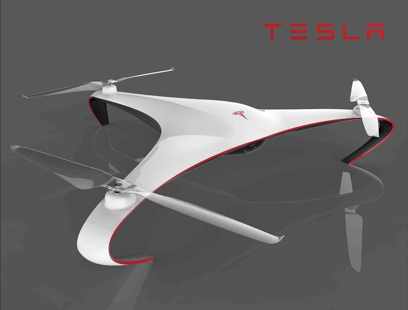 Tesla Drone: Aurora by Alberto Esses