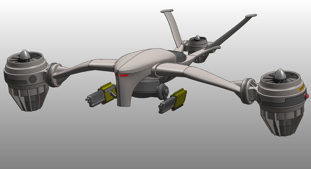 T-1 Aerial aka Hunter Killer Drone by SupaFly
